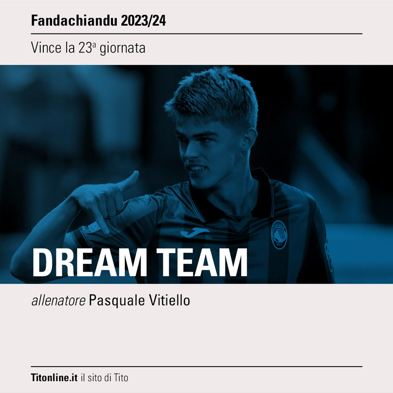 fandachiandu 2024 23 giornata dream team