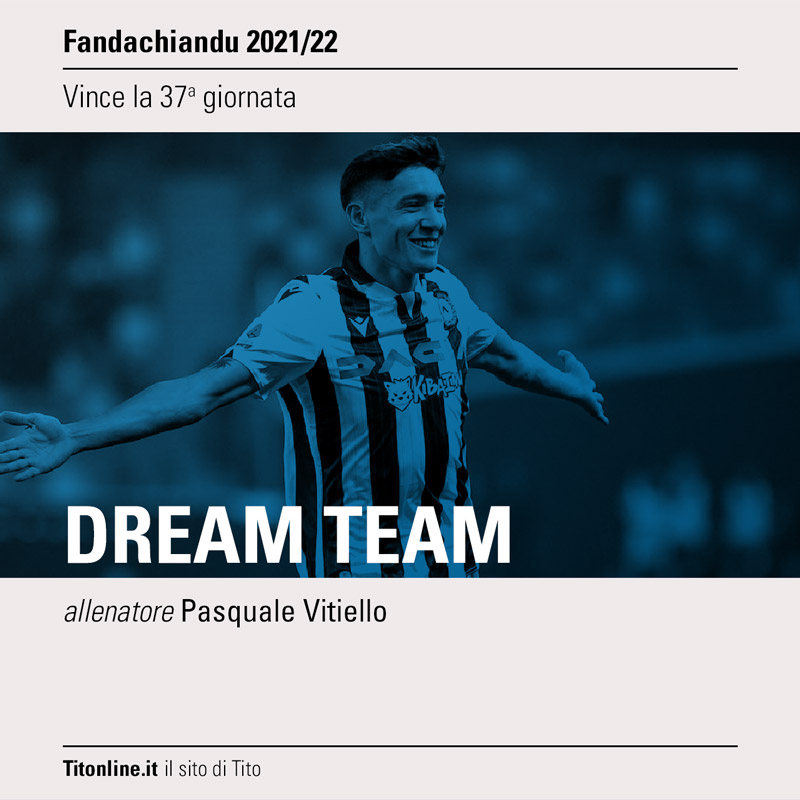 fandachiandu 2022 giornata 37 dream team